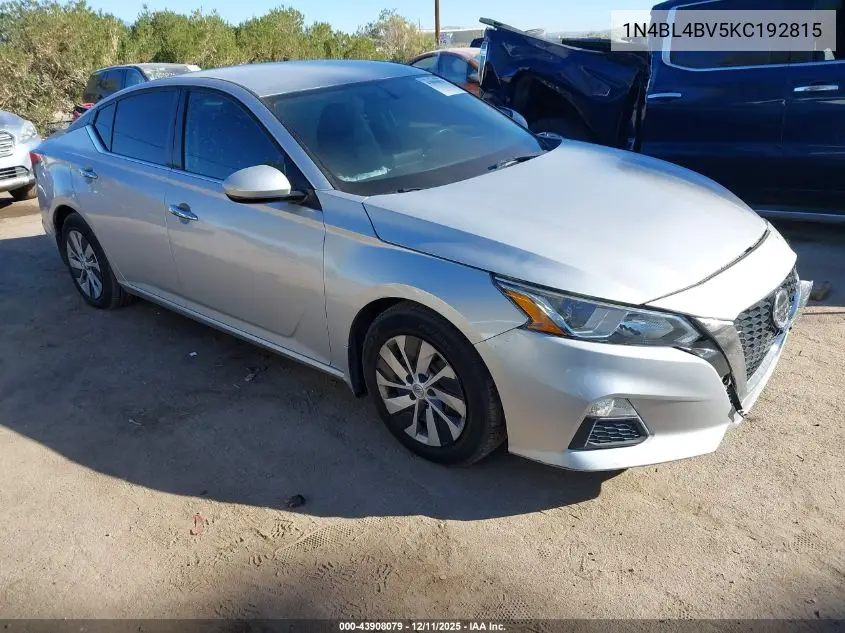 1N4BL4BV5KC192815 2019 Nissan Altima 2.5 S