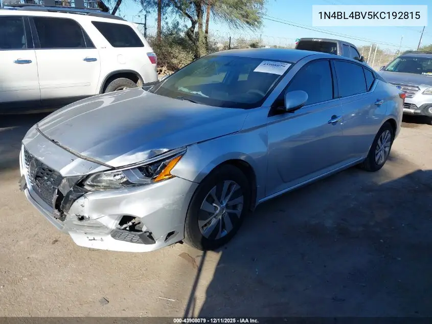 1N4BL4BV5KC192815 2019 Nissan Altima 2.5 S