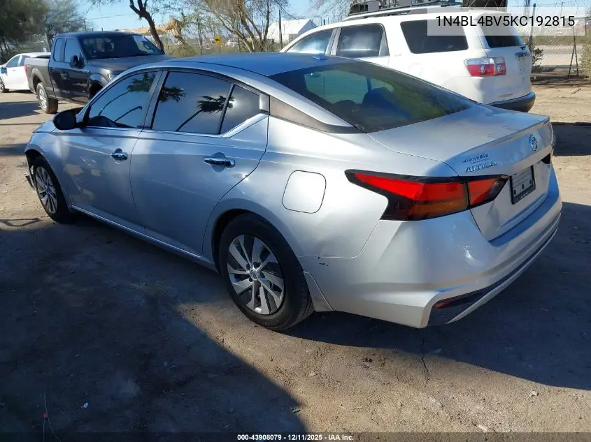1N4BL4BV5KC192815 2019 Nissan Altima 2.5 S