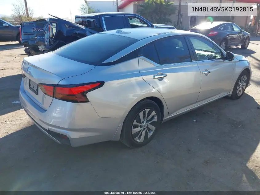1N4BL4BV5KC192815 2019 Nissan Altima 2.5 S