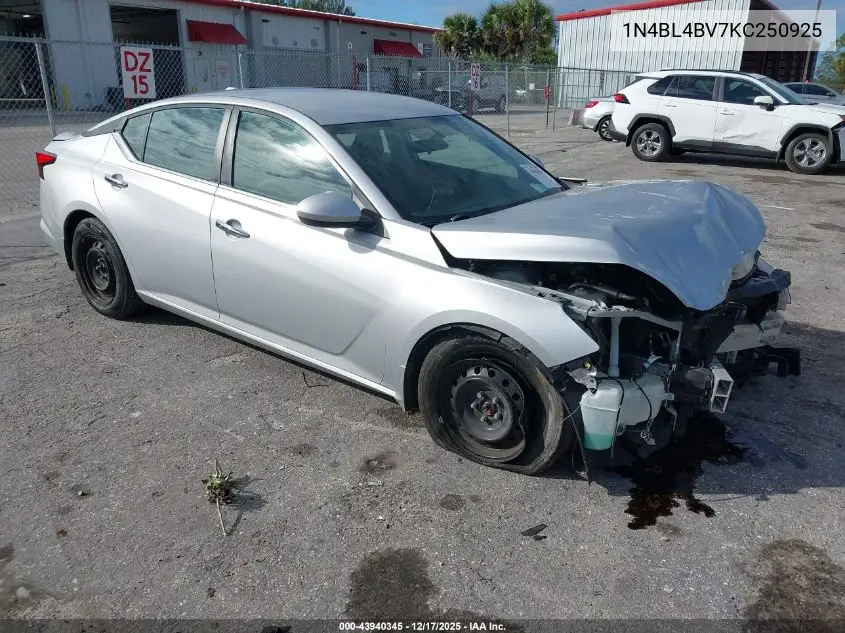 1N4BL4BV7KC250925 2019 Nissan Altima 2.5 S