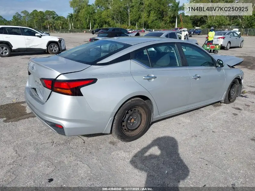 1N4BL4BV7KC250925 2019 Nissan Altima 2.5 S