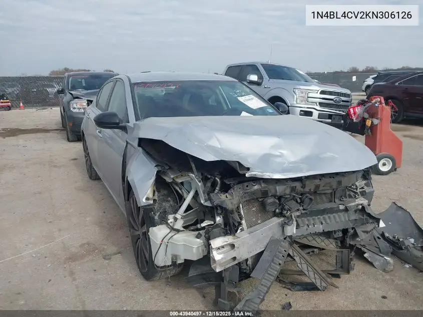 1N4BL4CV2KN306126 2019 Nissan Altima 2.5 Sr