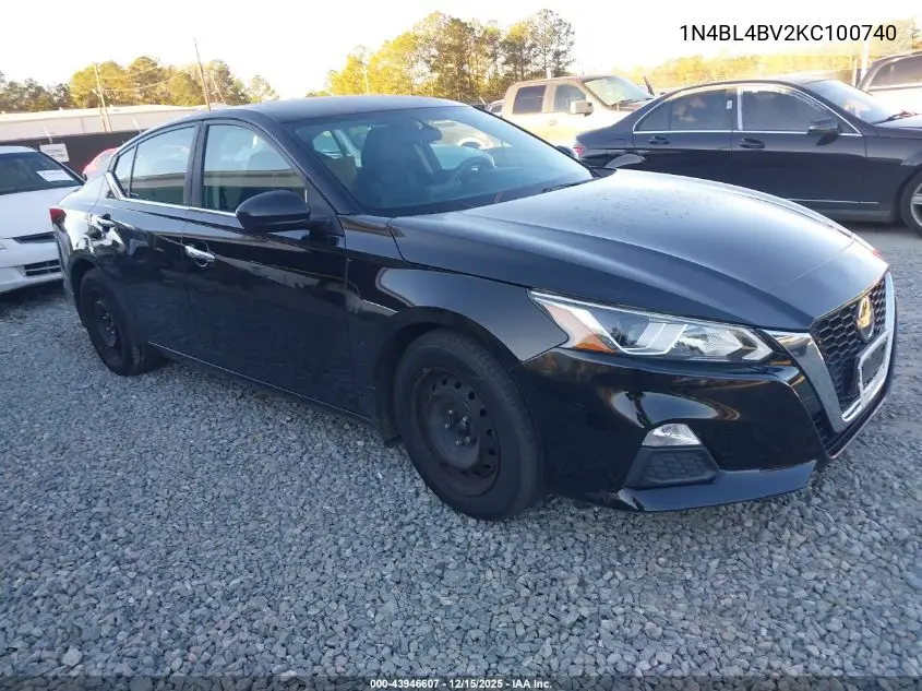 1N4BL4BV2KC100740 2019 Nissan Altima 2.5 S
