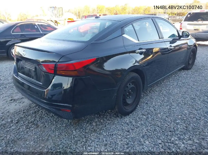 1N4BL4BV2KC100740 2019 Nissan Altima 2.5 S