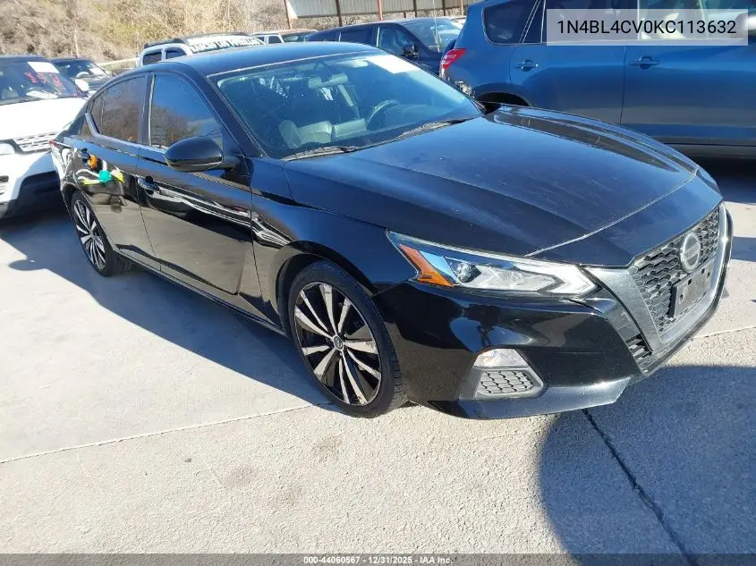 1N4BL4CV0KC113632 2019 Nissan Altima 2.5 Sr