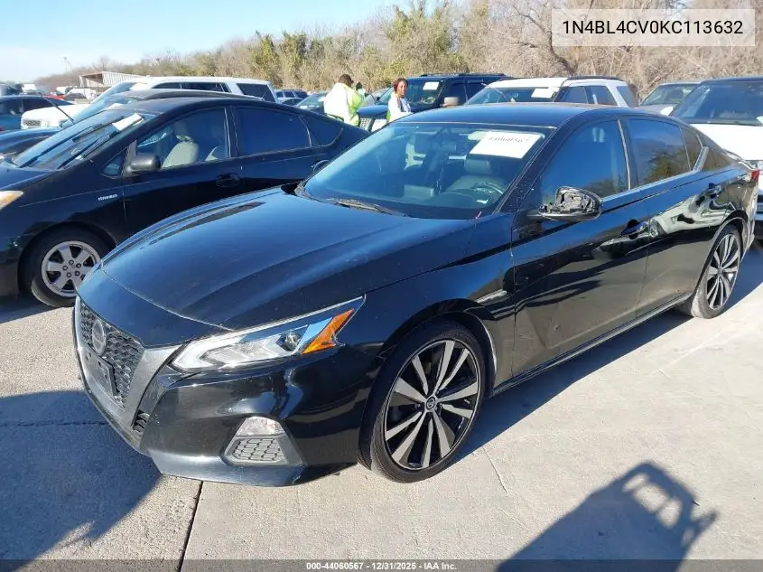 1N4BL4CV0KC113632 2019 Nissan Altima 2.5 Sr