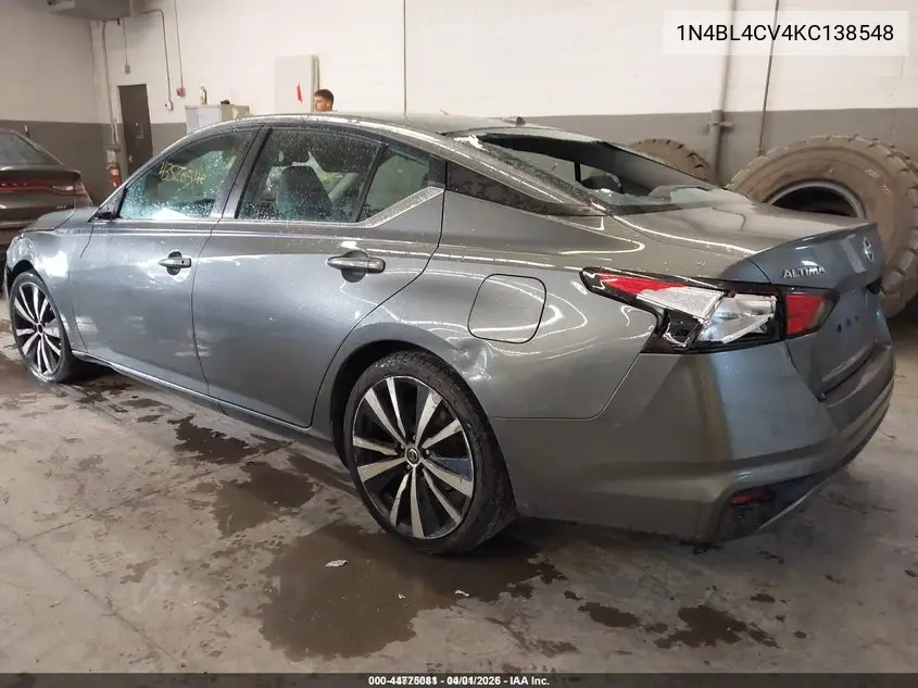 1N4BL4CV4KC138548 2019 Nissan Altima 2.5 Sr