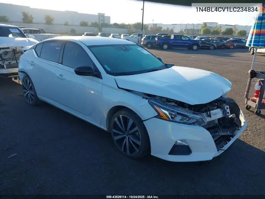 1N4BL4CV1LC234834 2020 Nissan Altima Sr Fwd
