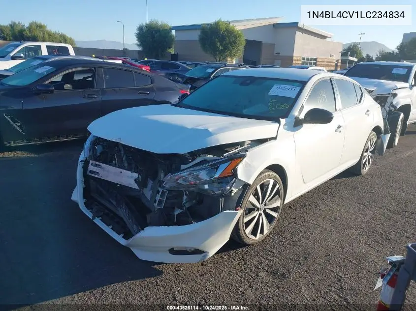 1N4BL4CV1LC234834 2020 Nissan Altima Sr Fwd