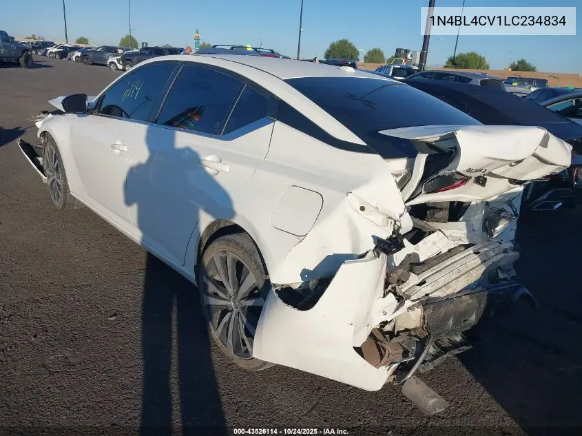 1N4BL4CV1LC234834 2020 Nissan Altima Sr Fwd