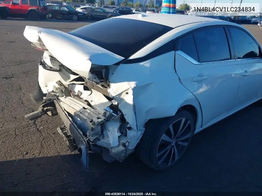 1N4BL4CV1LC234834 2020 Nissan Altima Sr Fwd