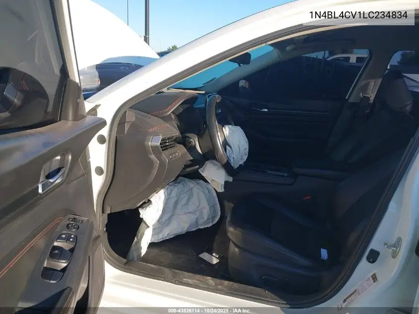1N4BL4CV1LC234834 2020 Nissan Altima Sr Fwd