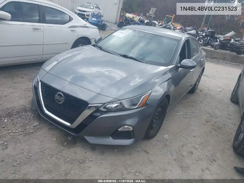 1N4BL4BV0LC231523 2020 Nissan Altima S Fwd