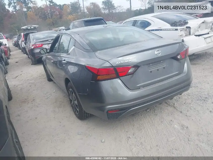 1N4BL4BV0LC231523 2020 Nissan Altima S Fwd