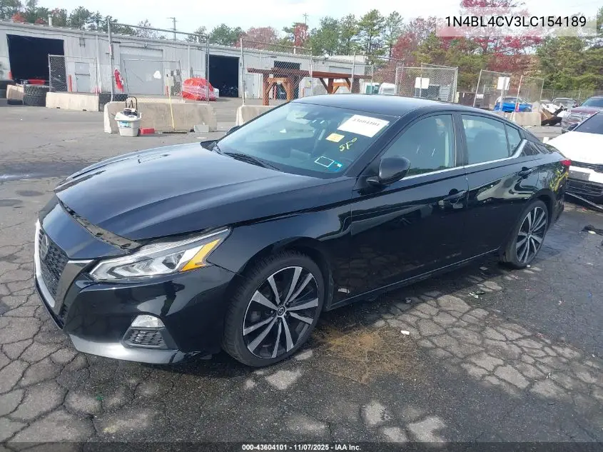 1N4BL4CV3LC154189 2020 Nissan Altima Sr Fwd