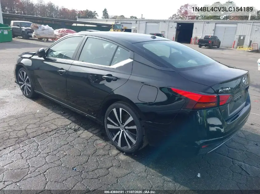 1N4BL4CV3LC154189 2020 Nissan Altima Sr Fwd