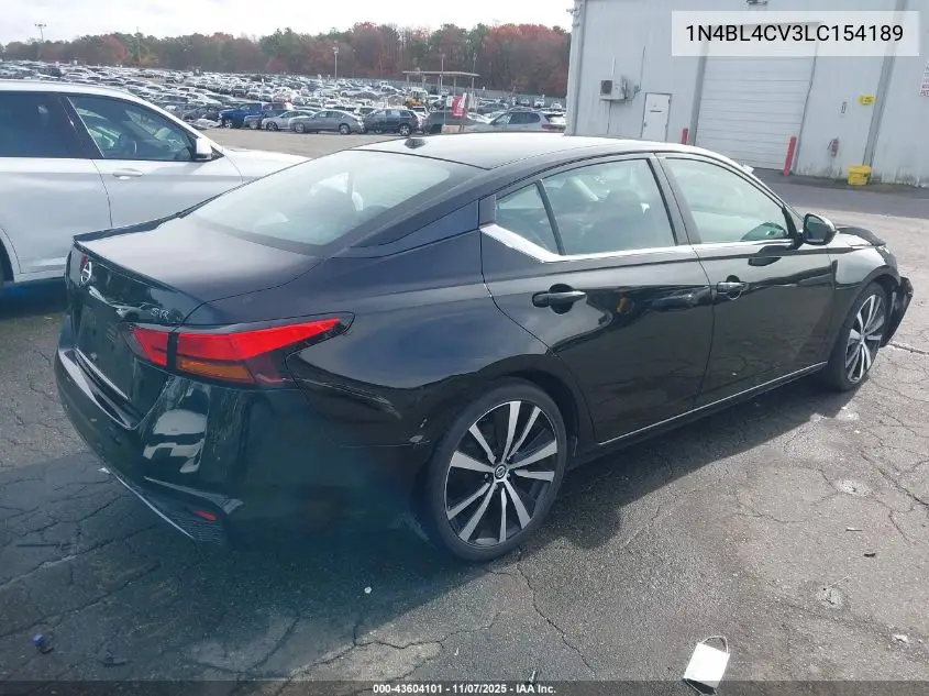 1N4BL4CV3LC154189 2020 Nissan Altima Sr Fwd
