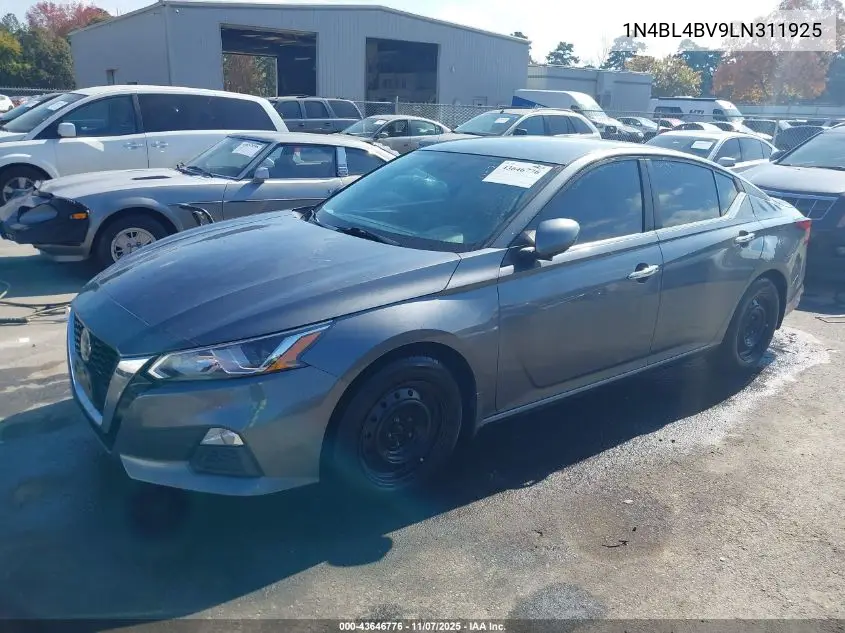 1N4BL4BV9LN311925 2020 Nissan Altima S Fwd