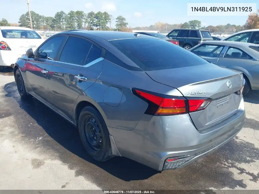 1N4BL4BV9LN311925 2020 Nissan Altima S Fwd