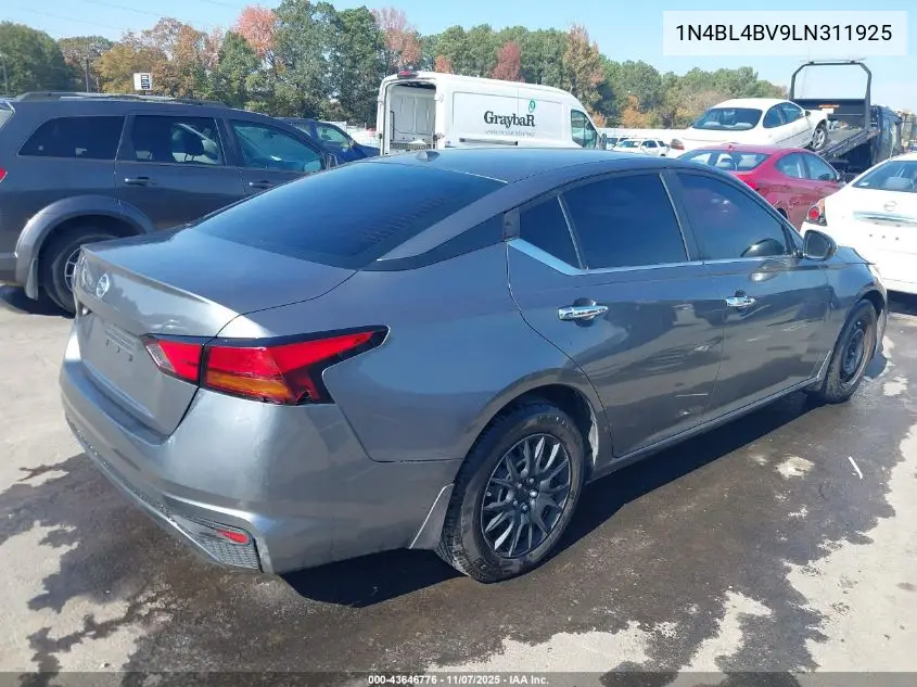 1N4BL4BV9LN311925 2020 Nissan Altima S Fwd