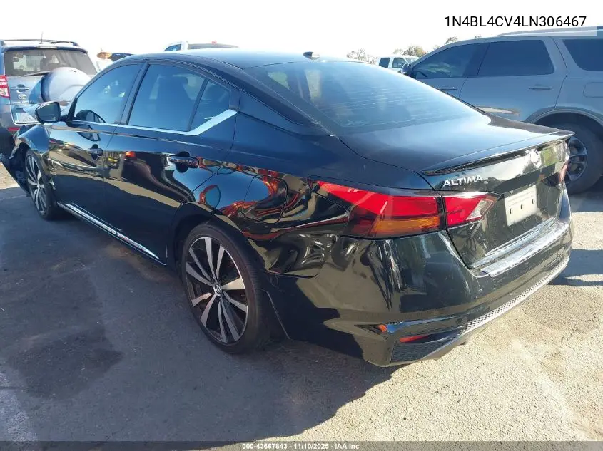 1N4BL4CV4LN306467 2020 Nissan Altima Sr Fwd