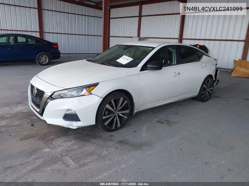 1N4BL4CVXLC241099 2020 Nissan Altima Sr Fwd