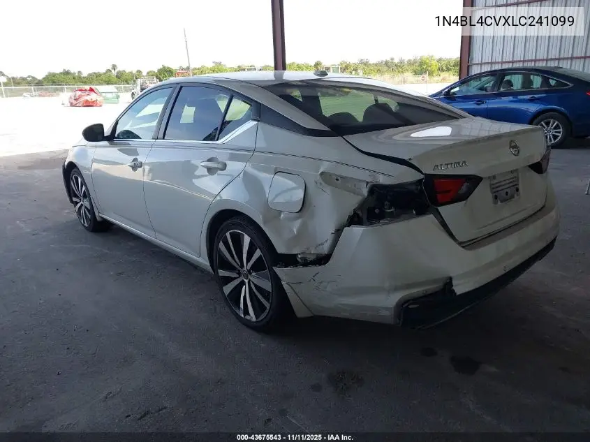 1N4BL4CVXLC241099 2020 Nissan Altima Sr Fwd