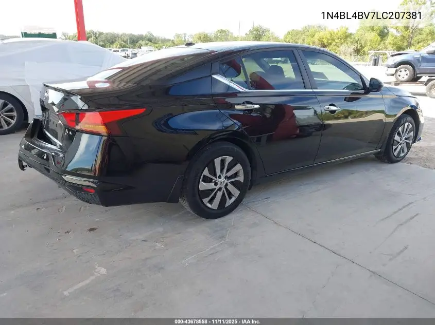 1N4BL4BV7LC207381 2020 Nissan Altima S Fwd