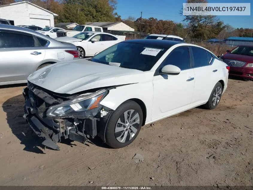 1N4BL4BV0LC197437 2020 Nissan Altima S Fwd