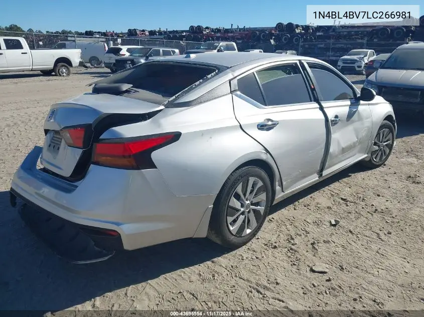 1N4BL4BV7LC266981 2020 Nissan Altima S Fwd