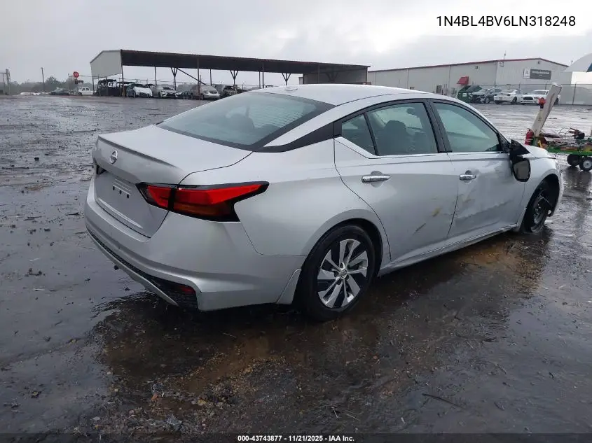 1N4BL4BV6LN318248 2020 Nissan Altima S Fwd