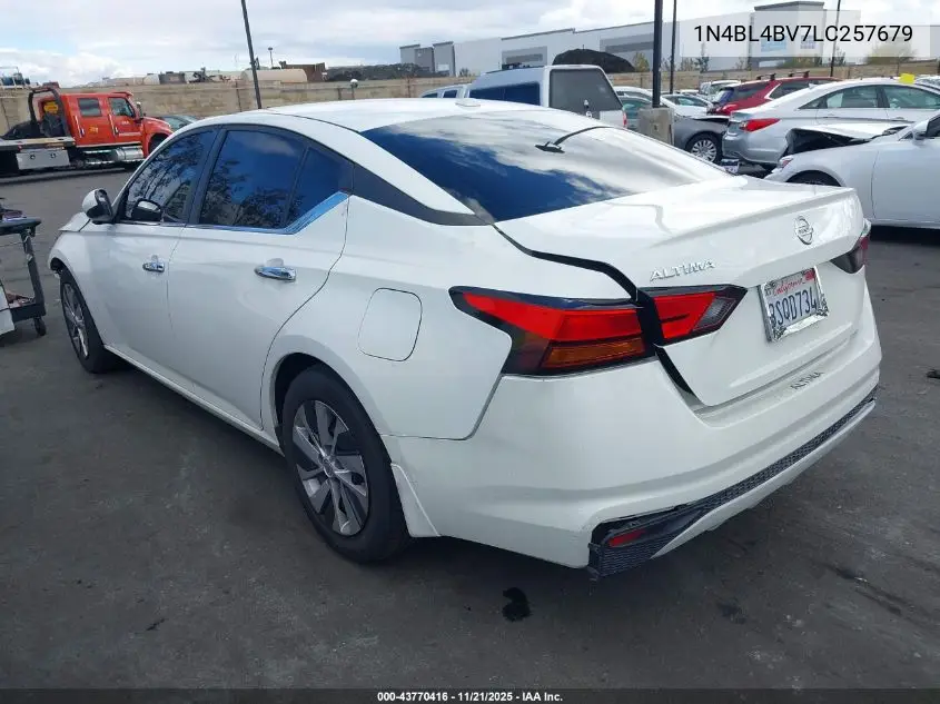 1N4BL4BV7LC257679 2020 Nissan Altima S Fwd
