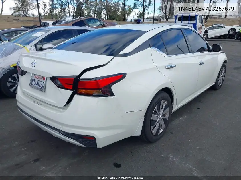 1N4BL4BV7LC257679 2020 Nissan Altima S Fwd