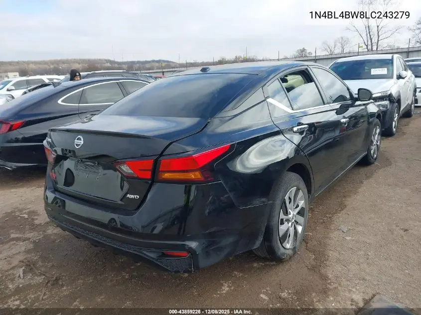 1N4BL4BW8LC243279 2020 Nissan Altima S Intelligent Awd