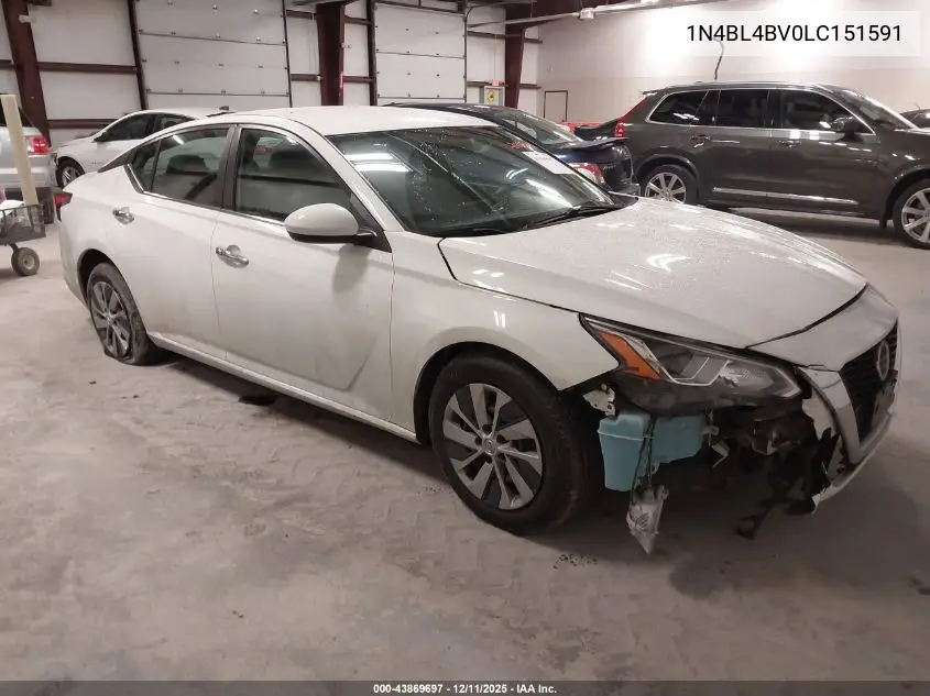 1N4BL4BV0LC151591 2020 Nissan Altima S Fwd