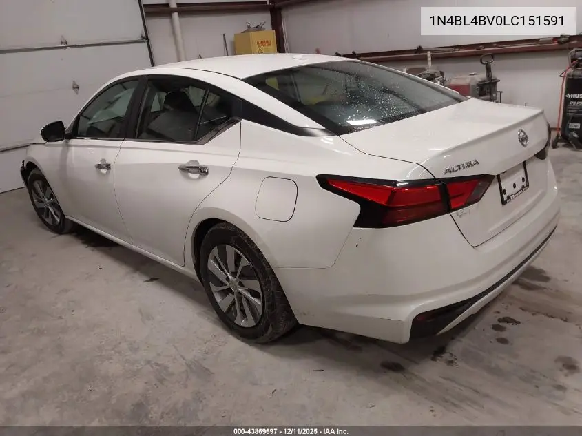 1N4BL4BV0LC151591 2020 Nissan Altima S Fwd