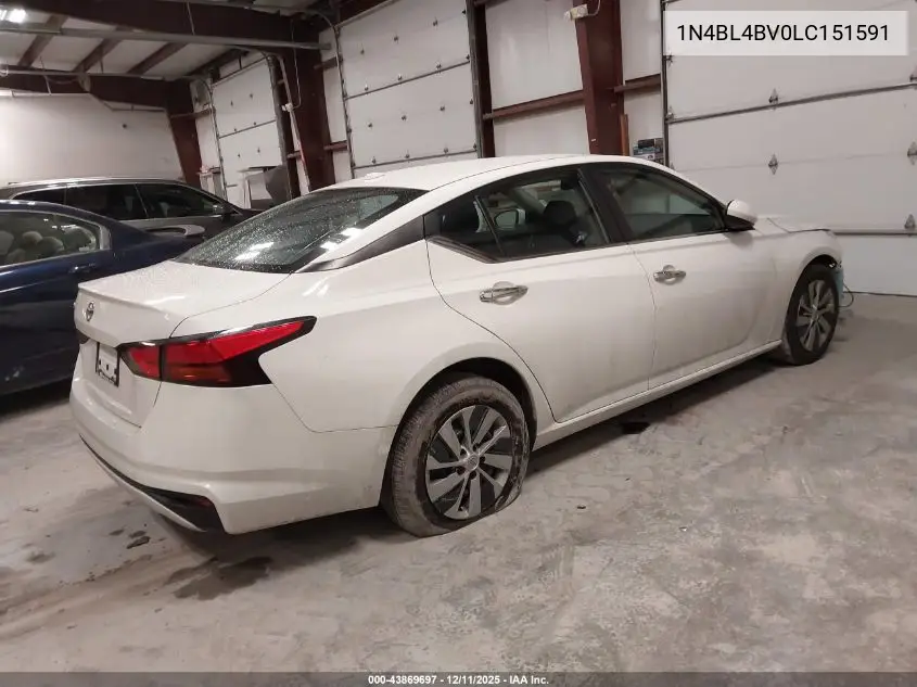 1N4BL4BV0LC151591 2020 Nissan Altima S Fwd