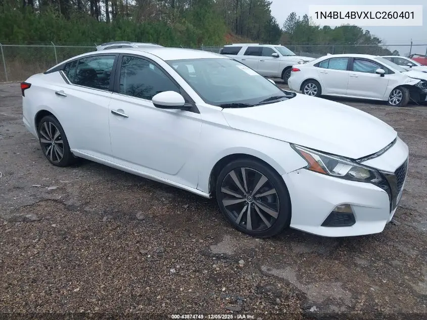1N4BL4BVXLC260401 2020 Nissan Altima S Fwd