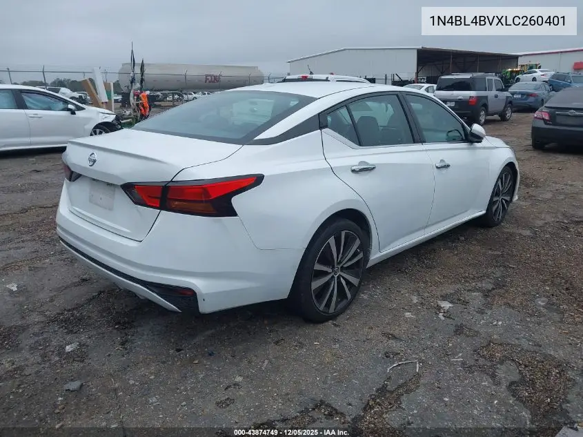 1N4BL4BVXLC260401 2020 Nissan Altima S Fwd