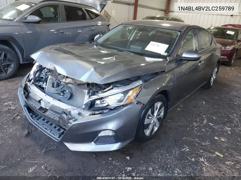 1N4BL4BV2LC259789 2020 Nissan Altima S Fwd