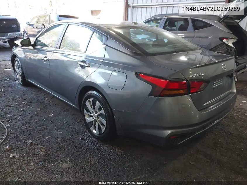 1N4BL4BV2LC259789 2020 Nissan Altima S Fwd