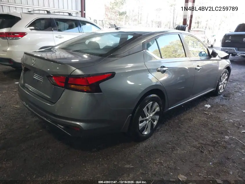 1N4BL4BV2LC259789 2020 Nissan Altima S Fwd