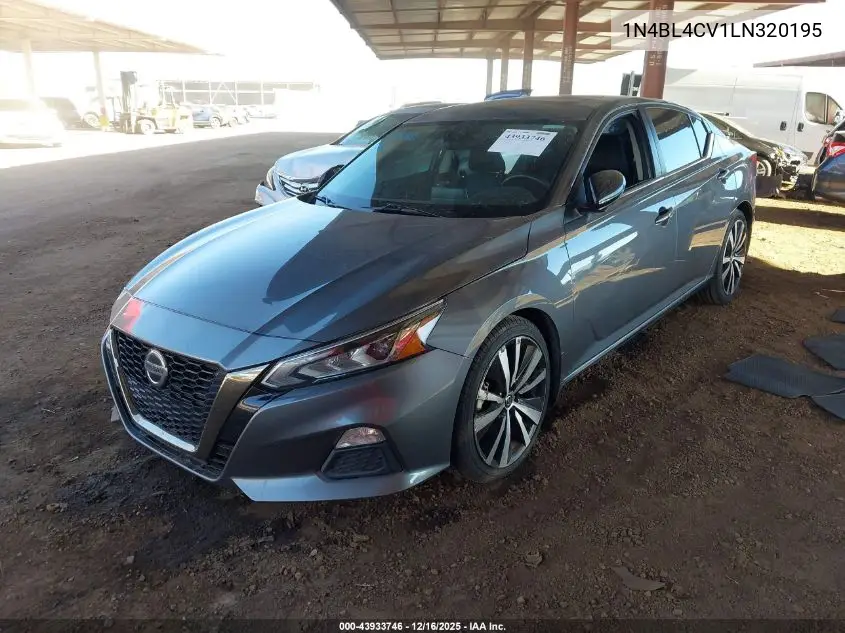 1N4BL4CV1LN320195 2020 Nissan Altima Sr Fwd