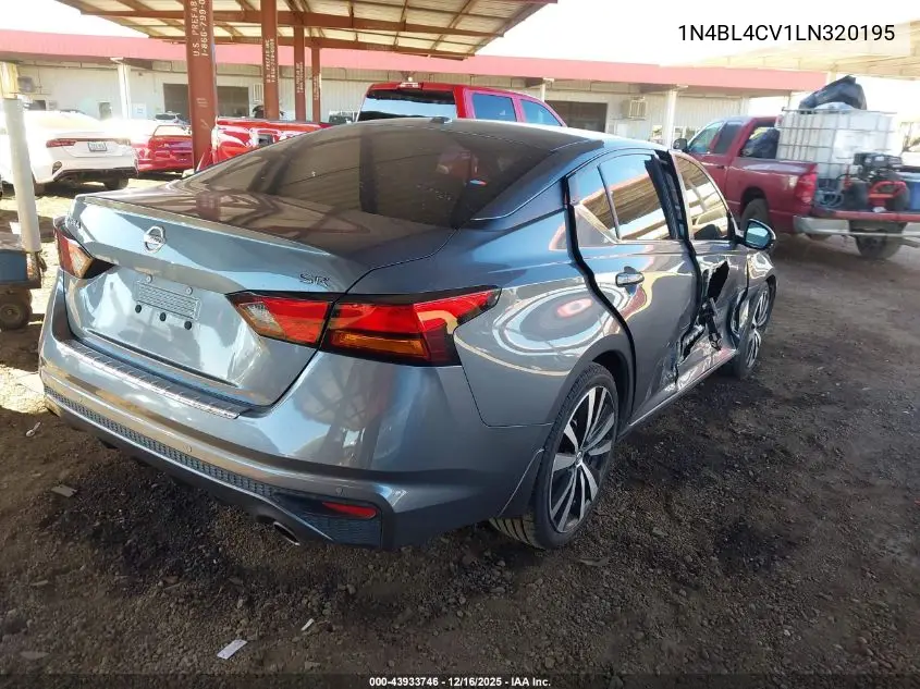 1N4BL4CV1LN320195 2020 Nissan Altima Sr Fwd