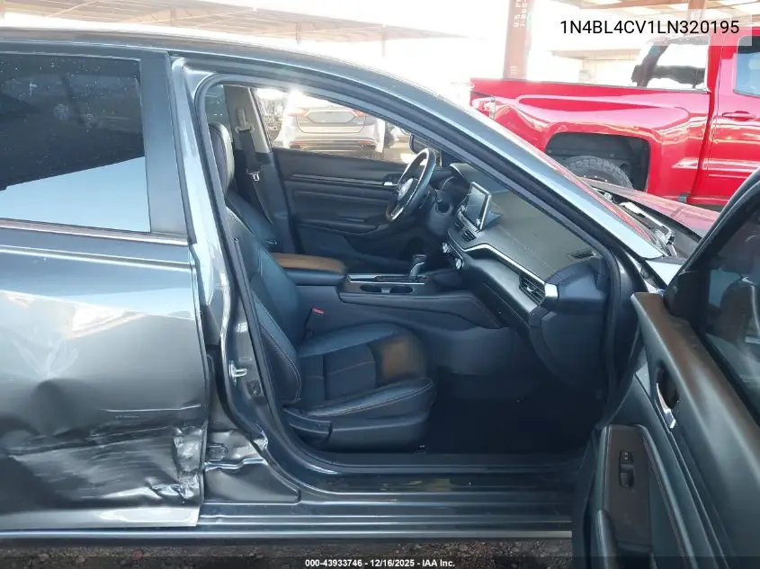1N4BL4CV1LN320195 2020 Nissan Altima Sr Fwd