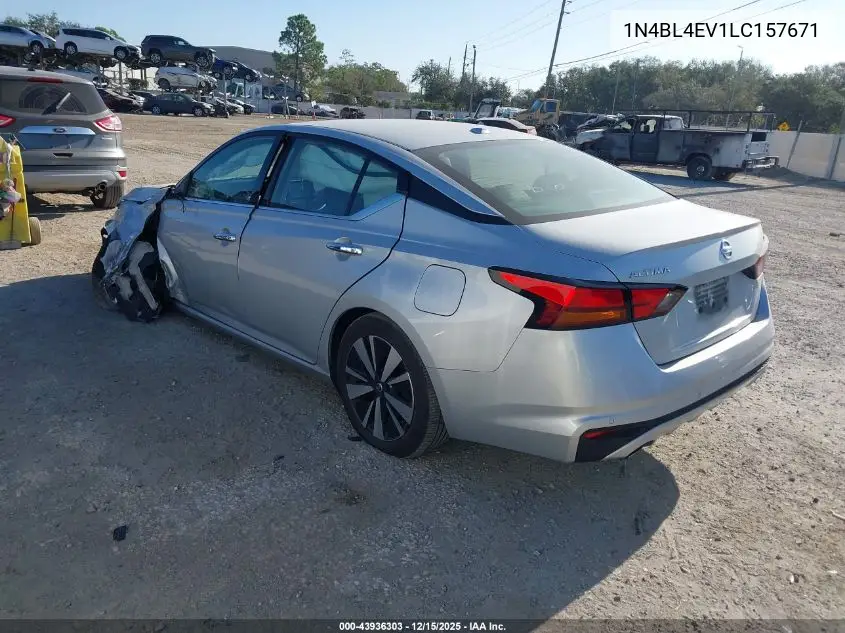 1N4BL4EV1LC157671 2020 Nissan Altima Sl Fwd