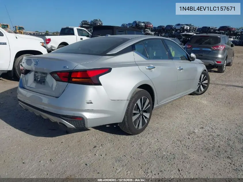 1N4BL4EV1LC157671 2020 Nissan Altima Sl Fwd