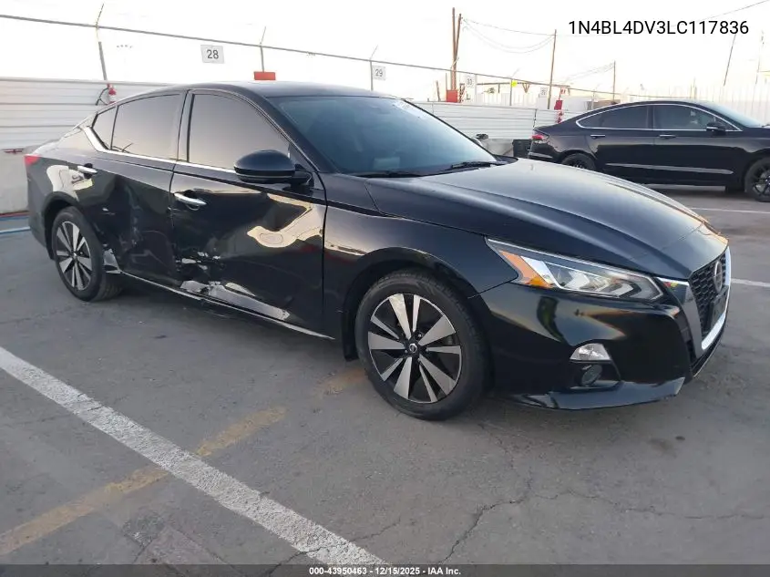 1N4BL4DV3LC117836 2020 Nissan Altima Sv Fwd