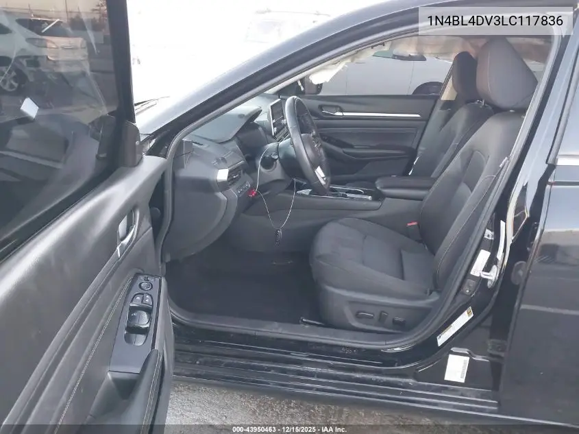 1N4BL4DV3LC117836 2020 Nissan Altima Sv Fwd